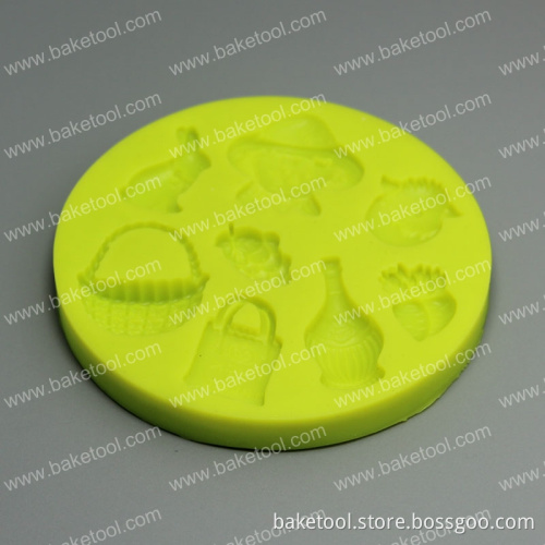 Helloween Gift Silicone Fondant Mold For Cake Decorating